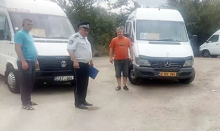 Verificări la stații terminus a microbuzelor. 5 procese verbale, întocmite