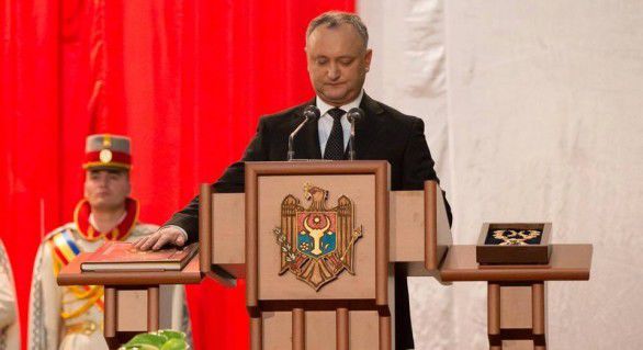 Președintele Republicii Moldova, Igor Dodon. 