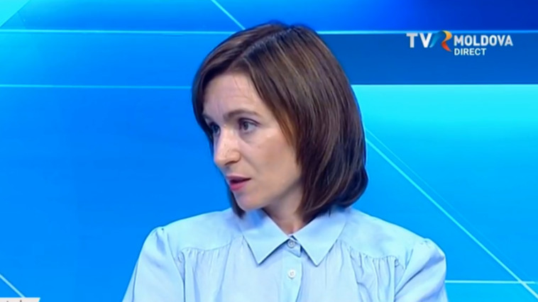 Председатель партии "Действие и солидарность" Майя Санду.