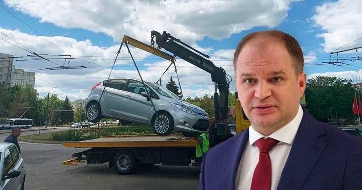 Чебан: Все брошенные на улицах Кишинева машины будут эвакуированы. Коллаж: Point.md