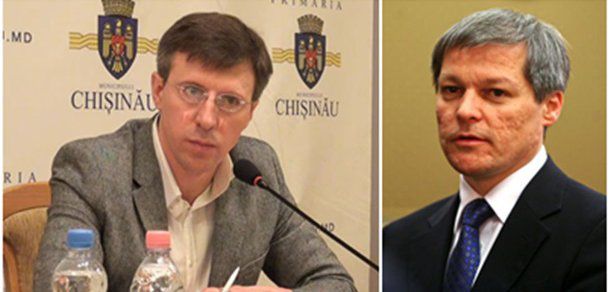 Dorin Chirtoacă a reușit să se întâlnească cu premierul român, Dacian Cioloș. Foto: deschide.md