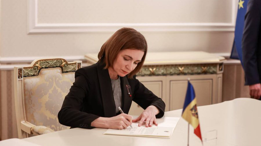 Президент Республики Молдова Майя Санду. 