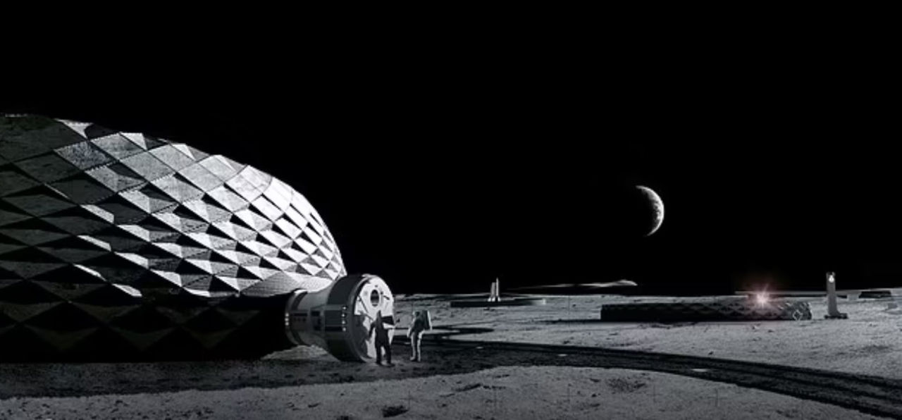 NASA построит жилой дом на Луне.