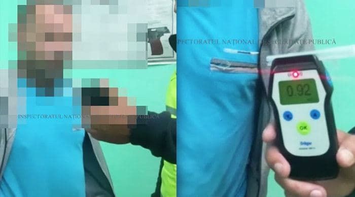 В Резине сильно пьяный мужчина сел за руль, в качестве пассажира у него был ребенок. Коллаж: Point.md