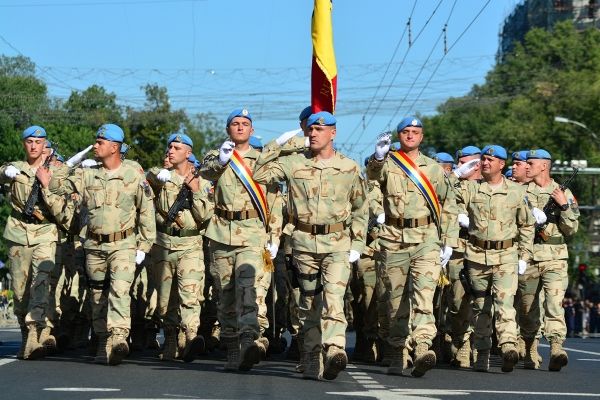 Pacificatorii Armatei Naţionalevor participa la parada de la Kiev. Foto simbol: army.md