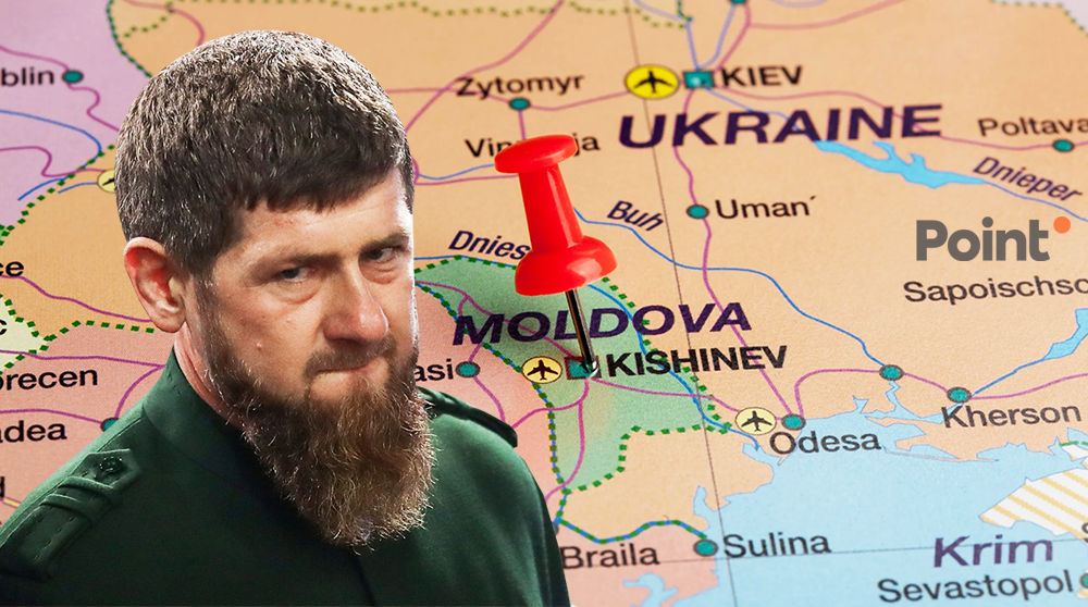 Рамзан Кадыров ответил на заявление о планах захватить Молдову. Коллаж Point.md.