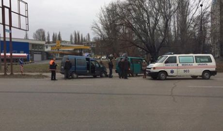 Accident în sectorul Botanica. Foto: facebook.com/Dmitrii Afanasiu