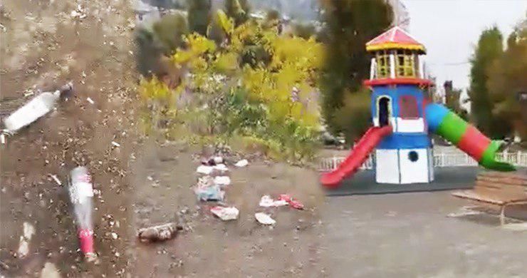 Сквер на Чеканах с панорамным видом на Кишинев "обрастает" мусором.
