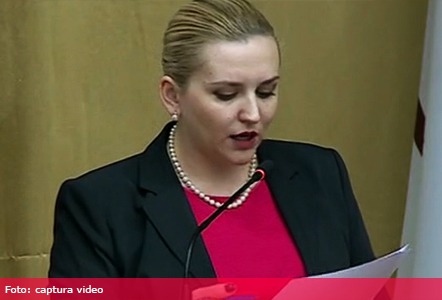 Ministra Sănătăţii, Ruxanda Glavan.