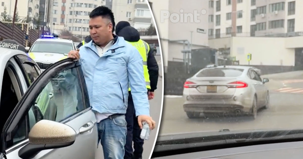 Un cetățean l-a pedepsit pe un taximetrist care aruncă gunoiul peste geam în Capitală.