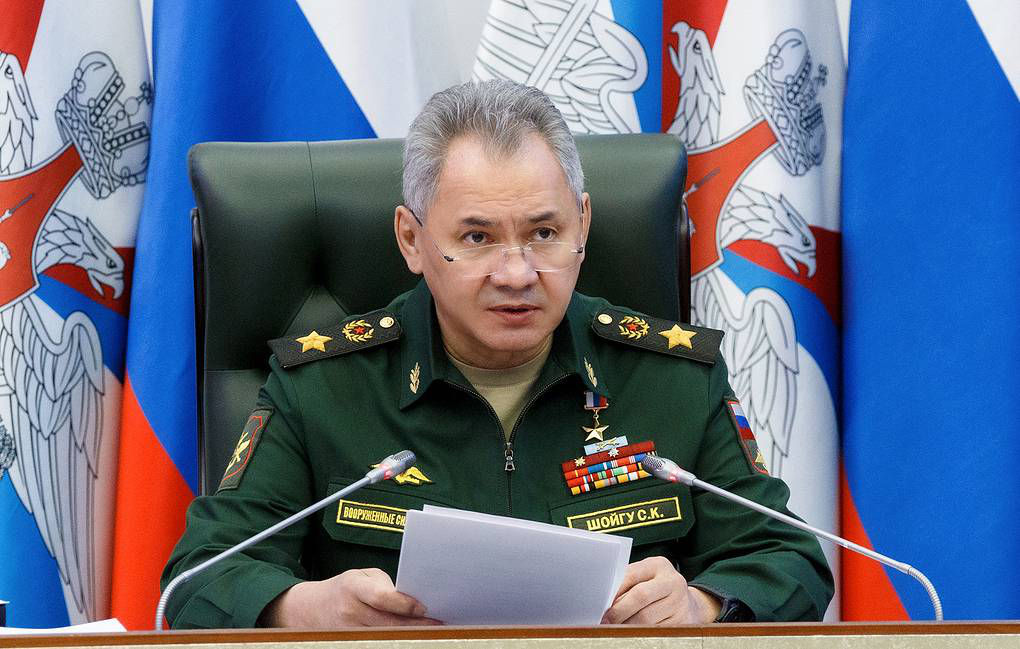 Шойгу доложил Путину об освобождении Мариуполя.