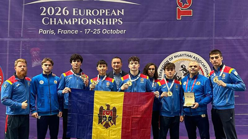 Молдова завоевала шесть медалей на чемпионате Европы по муай-тай в Париже.