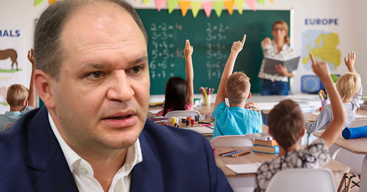 Ион Чебан: Хотим, чтобы с 1 сентября дети вернулись в школы и детсады в обычном режиме. Коллаж Point.md.
