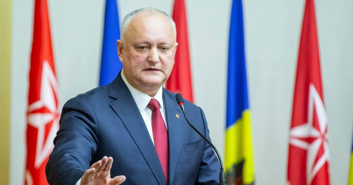 Додон: С нынешним руководством Евросоюза нам не по пути.