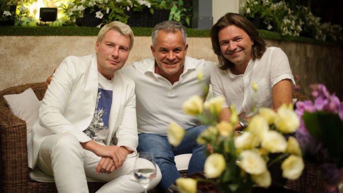 Plahotniuc, la discuții cu Baskov și Malikov: Doi vechi și buni prieteni. Foto: facebook.com