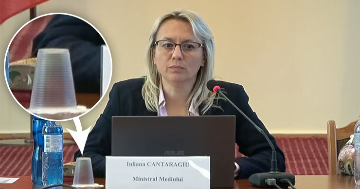 Минприроды о скандале с пластиковыми стаканами на заседании: Виновата старая система. Коллаж: Point.md