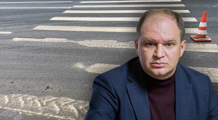 Чебан о разметке на Албишоаре: Обещали, как в Швеции, а стали посмешищем. Коллаж: Point.md