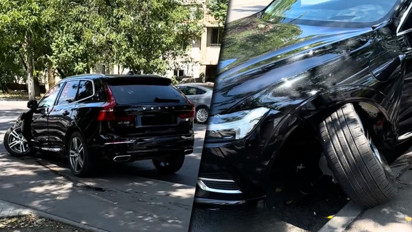 Accident la Chișinău: O bătrână a ajuns la spital.