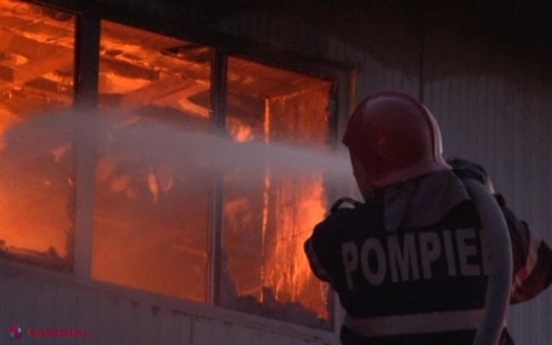 Un incendiu de proporții a izbucnit în această dimineață în orășelul Durlești.