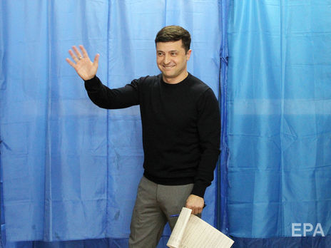 Кандидат в президенты Украины, шоумен Владимир Зеленский.
