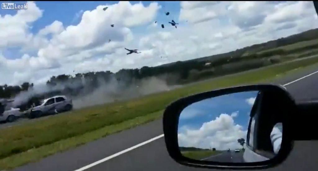 Cel mai brutal impact filmat anul acesta pe o autostradă