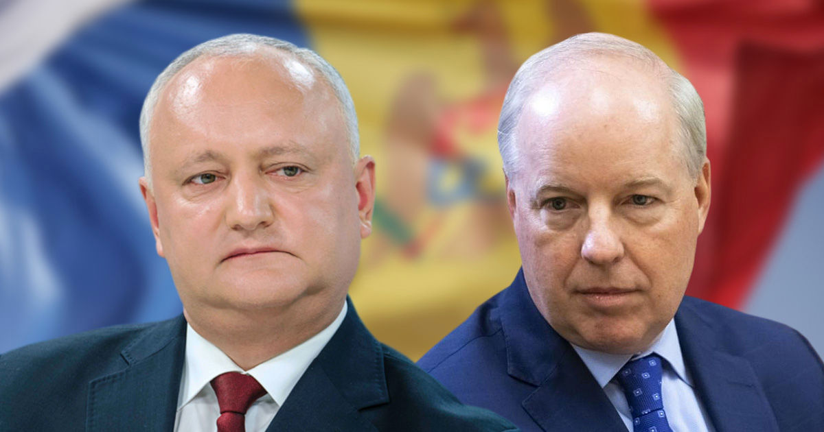 Додон встретился с послом США: отметил "критическую ситуацию в экономике". Коллаж: Point.md