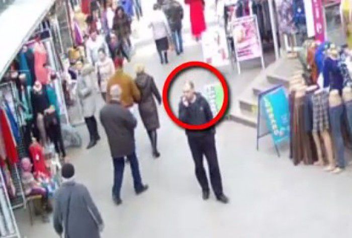 Bărbatul din imaginile video este căutat de poliție. Foto: politiacapitalei.md