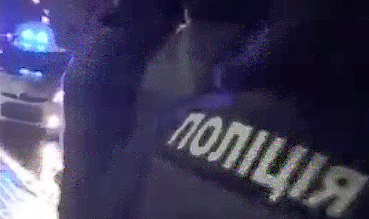 Конфликт произошел у гостиницы Львов на проспекте Черновола.