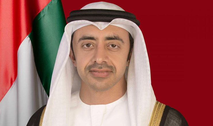 Министр иностранных дел ОАЭ шейх Абдулла бин Зайед Аль Нахьян.