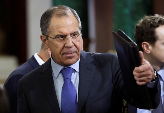 Ministrul rus de externe Serghei Lavrov.