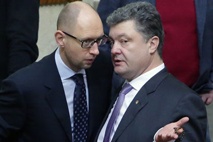 Петр Порошенко и Арсений Яценюк.