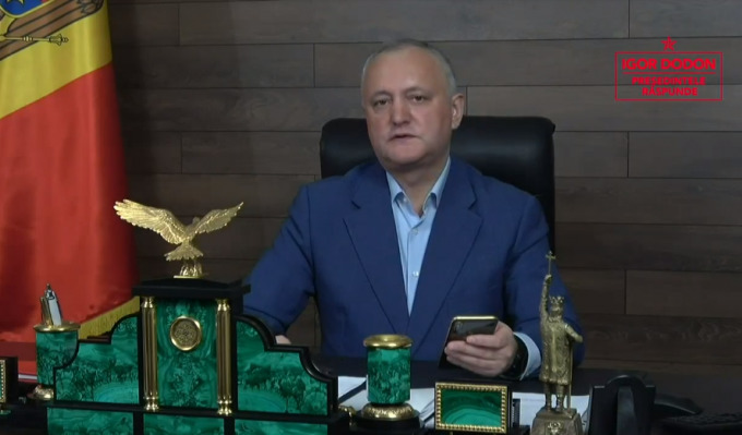 Председатель ПСРМ Игорь Додон.