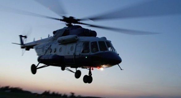 Un elicopter militar s-a prăbușit la Moscova. Foto: Mediafax
