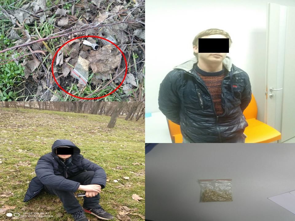 Doi bărbați, reținuți în stradă pentru consumul de droguri
