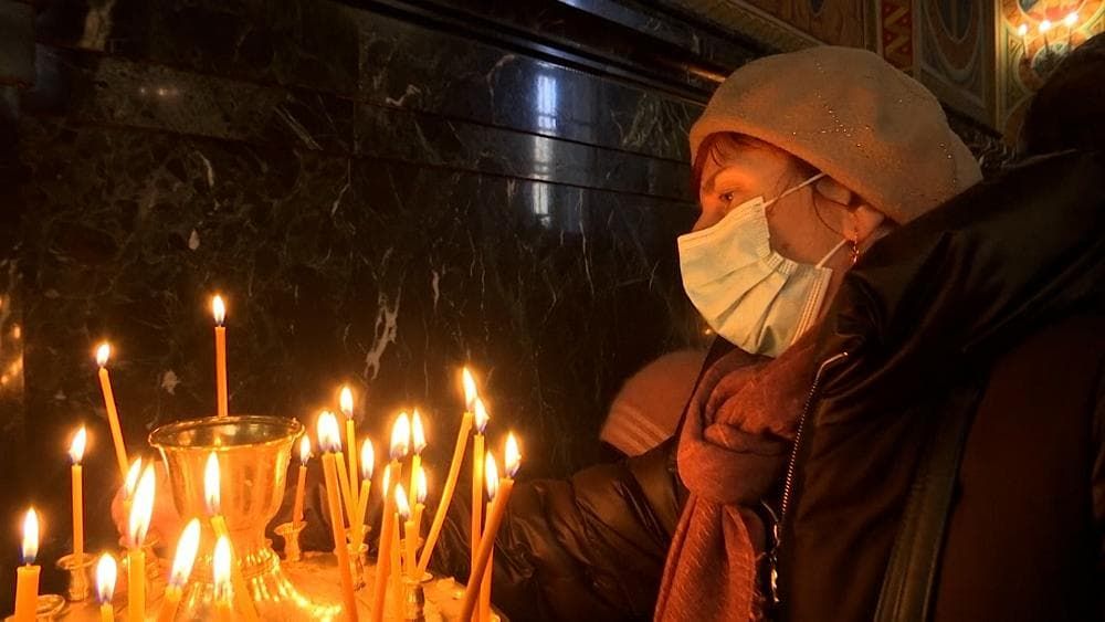В Молдове православные верующие молятся о мире для Украины.