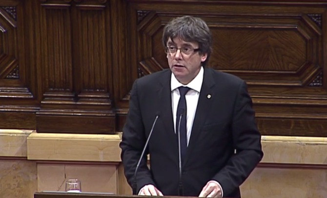 Carles Puigdemont a plecat cu avionul de la Bruxelles spre Copenhaga. 