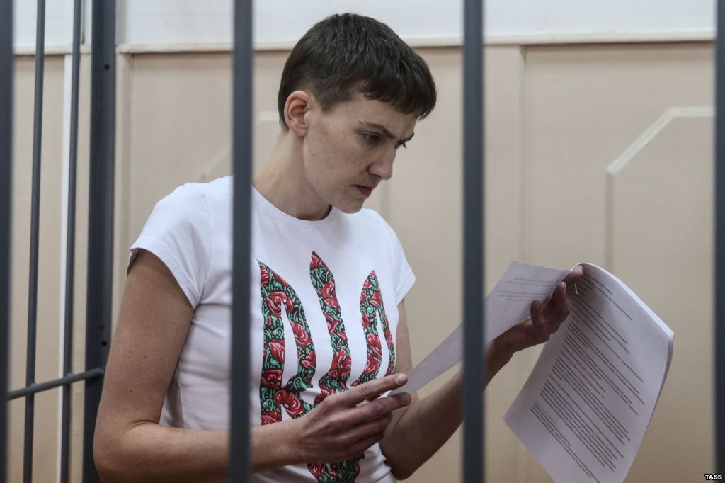 Савченко дала письменное согласие на регулярные медосмотры.