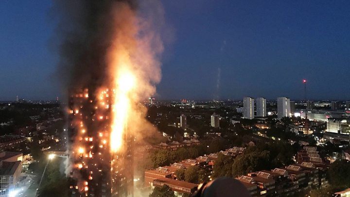 При пожаре в Лондоне могли погибнуть 70 человек.