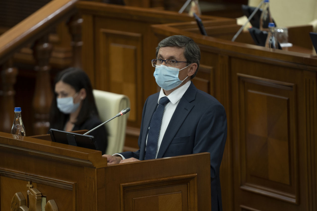 Председатель парламента Игорь Гросу. 