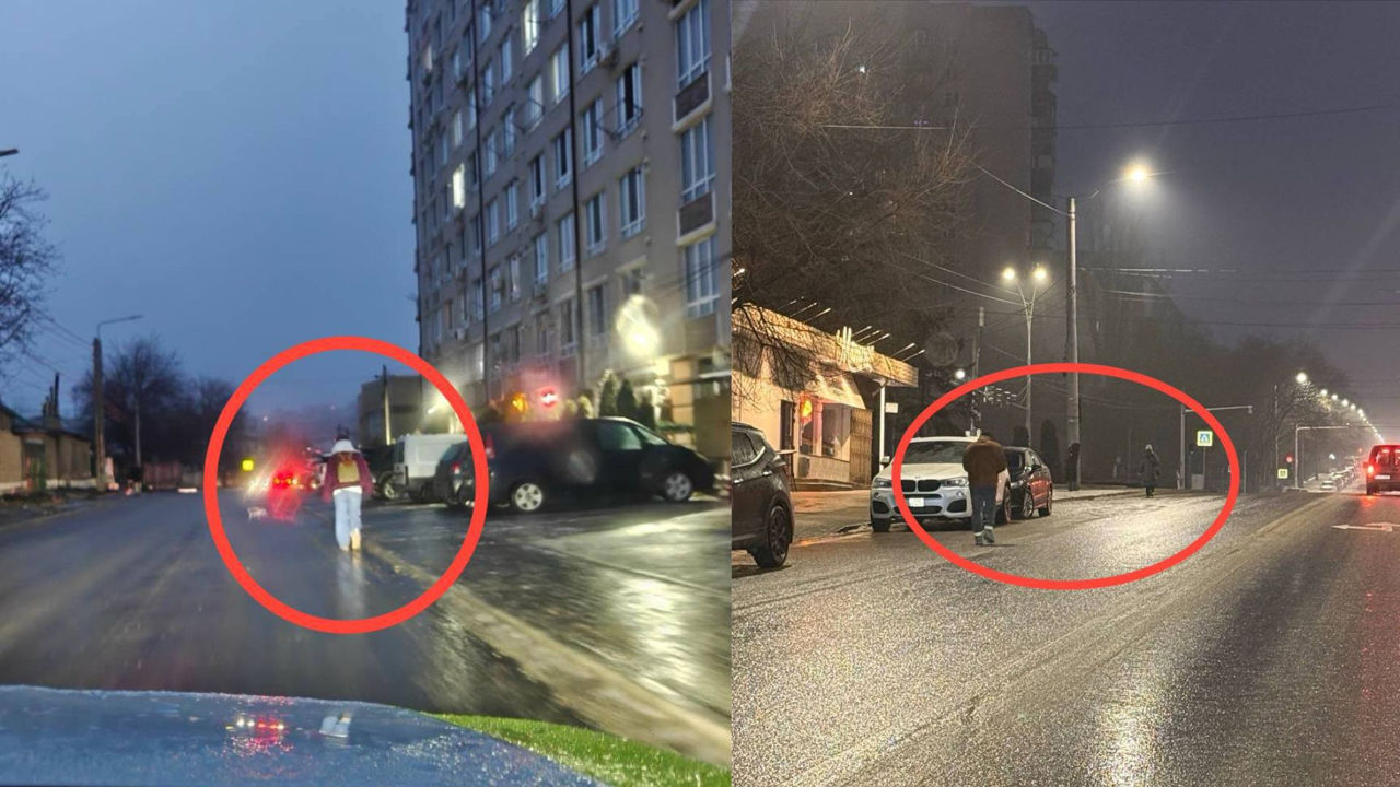 Polei pe drumurile din Moldova: Poliția îndeamnă cetățenii la prudență.