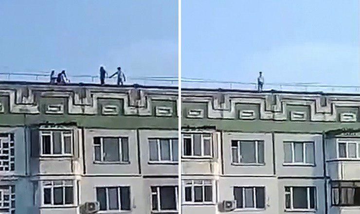 По мнению некоторых пользователей социальных сетей, бегающая на крыше многоэтажки детвора – это естественное явление. 