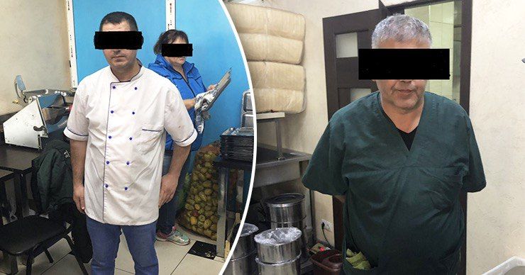 По данным полиции, у них не было документов на право работать в стране.
