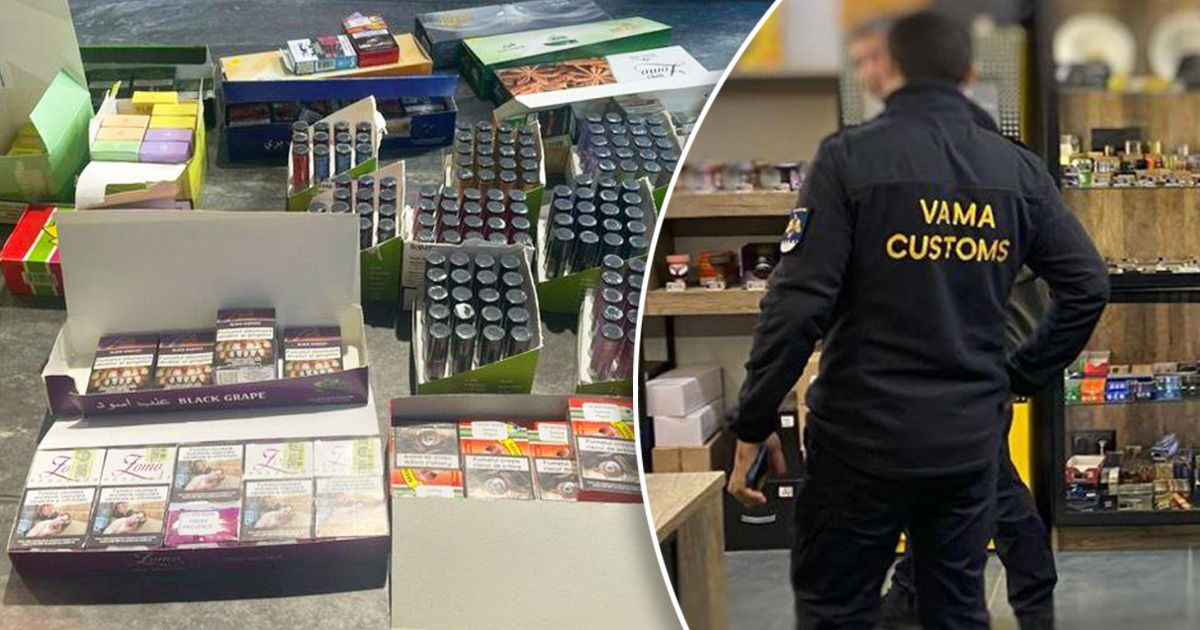 Налоговая служба и таможенники изъяли табачную продукцию на 200 тысяч леев. Коллаж: Point.md