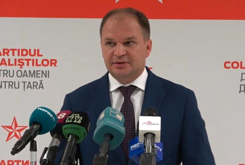 Кандидат Партии социалистов на должность генерального примара Кишинева Ион Чебан.