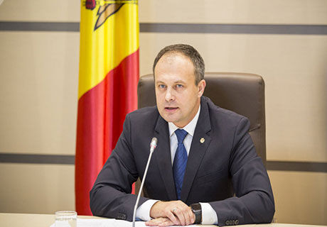 Preşedintele Parlamentului, Andrian Candu.