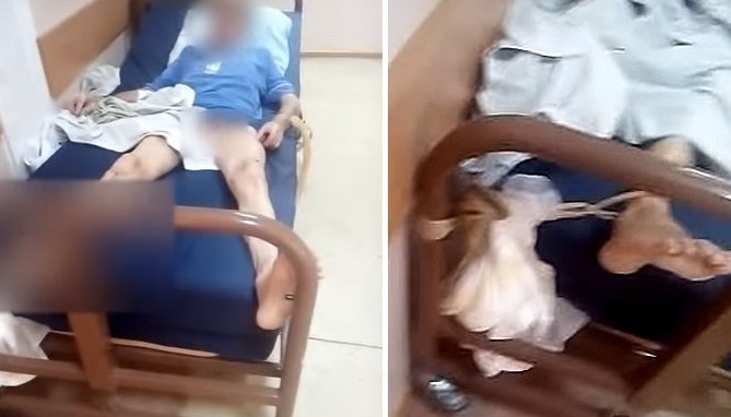 Imagini greu de crezut pe holul Spitalului de Urgență din Chișinău.