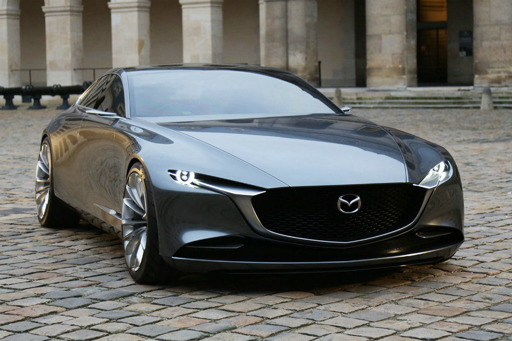Mazda запатентовала авто с вертолётной площадкой.