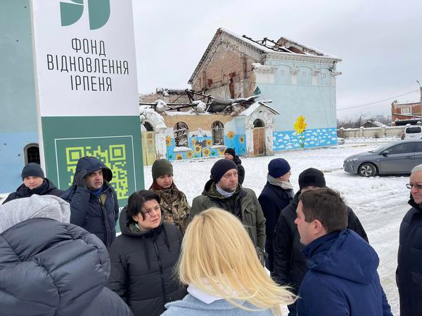 Гаврилица находится в Киеве: она посетила Ирпень и Бучу.