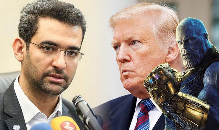 Иранский министр призвал Трампа перестать изображать Таноса.