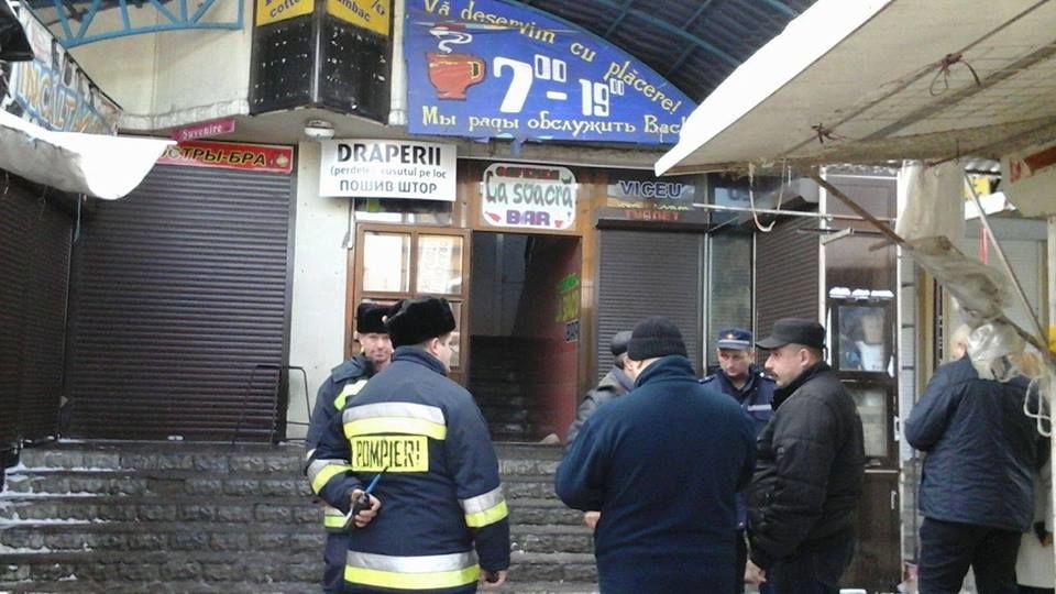 9 января в Кишиневе на Центральном рынке в кафе La soacra произошел взрыв газового баллона.